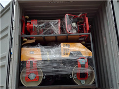 20臺壓路機(jī)、鉆孔取芯機(jī)以及路面切割機(jī)出口新加坡